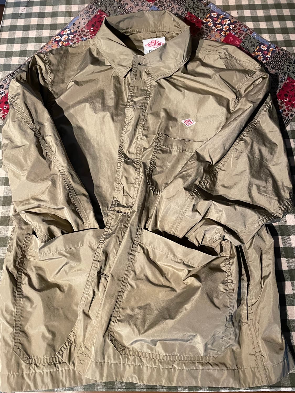 [DANTON X BEAMZ] nylon beige jacket 상품이미지3