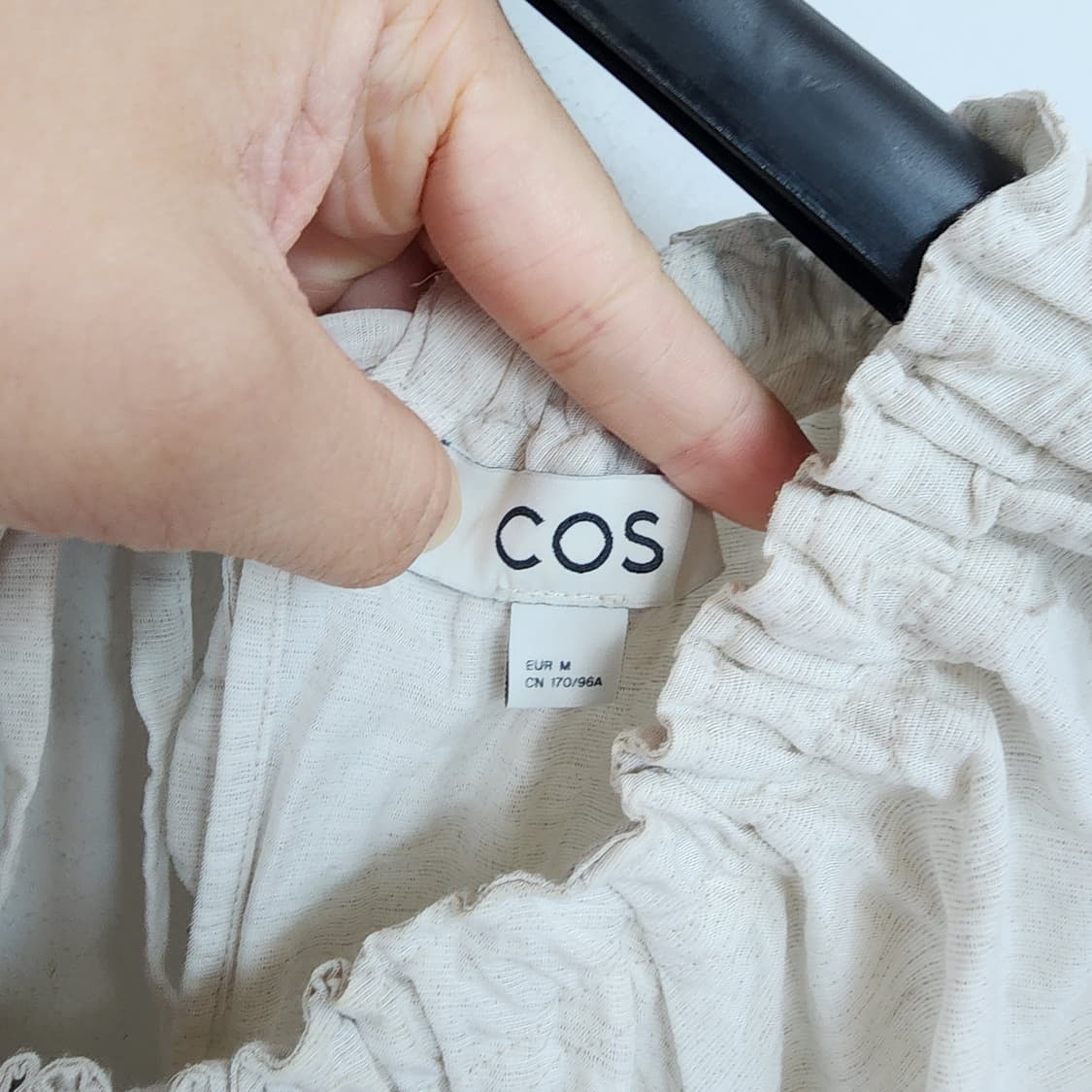 COS 코스 아이보리 린넨 점프수트 상품이미지6