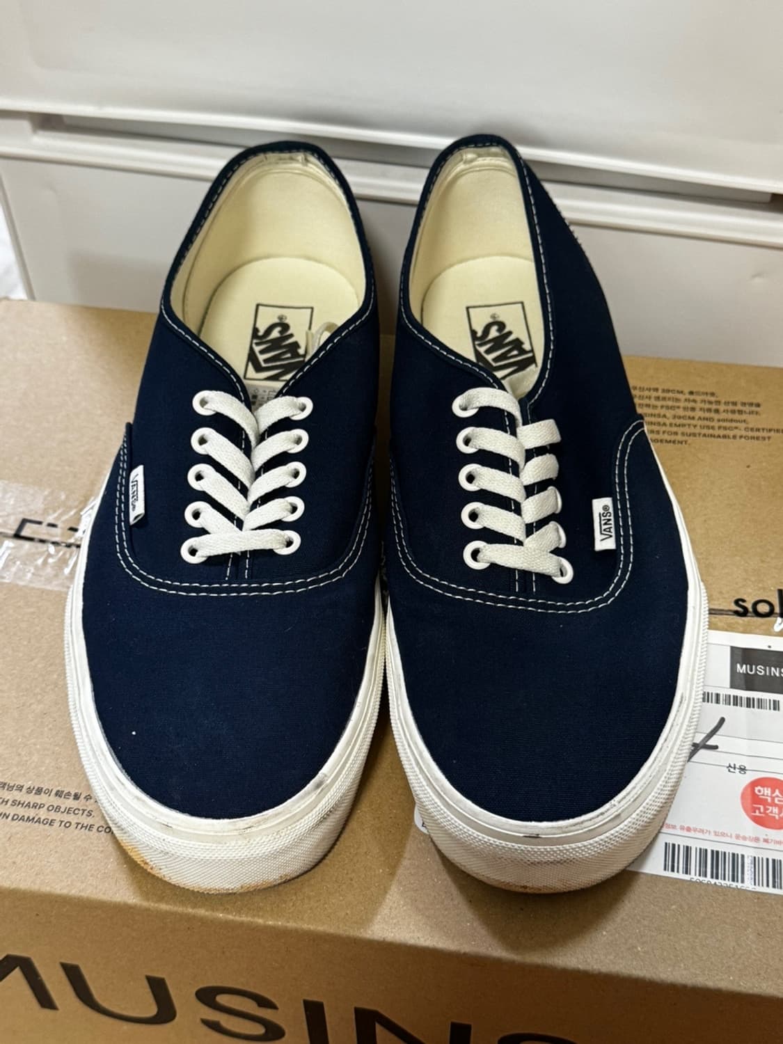 반스 어센틱 드레스블루 VN000BW5DTQ 300 상품이미지1