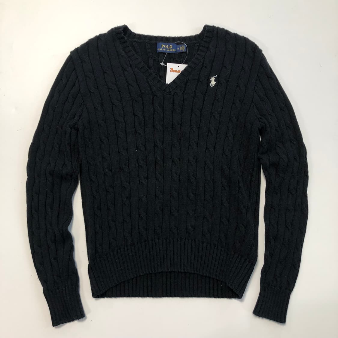 폴로 꽈배기 니트 상품이미지1