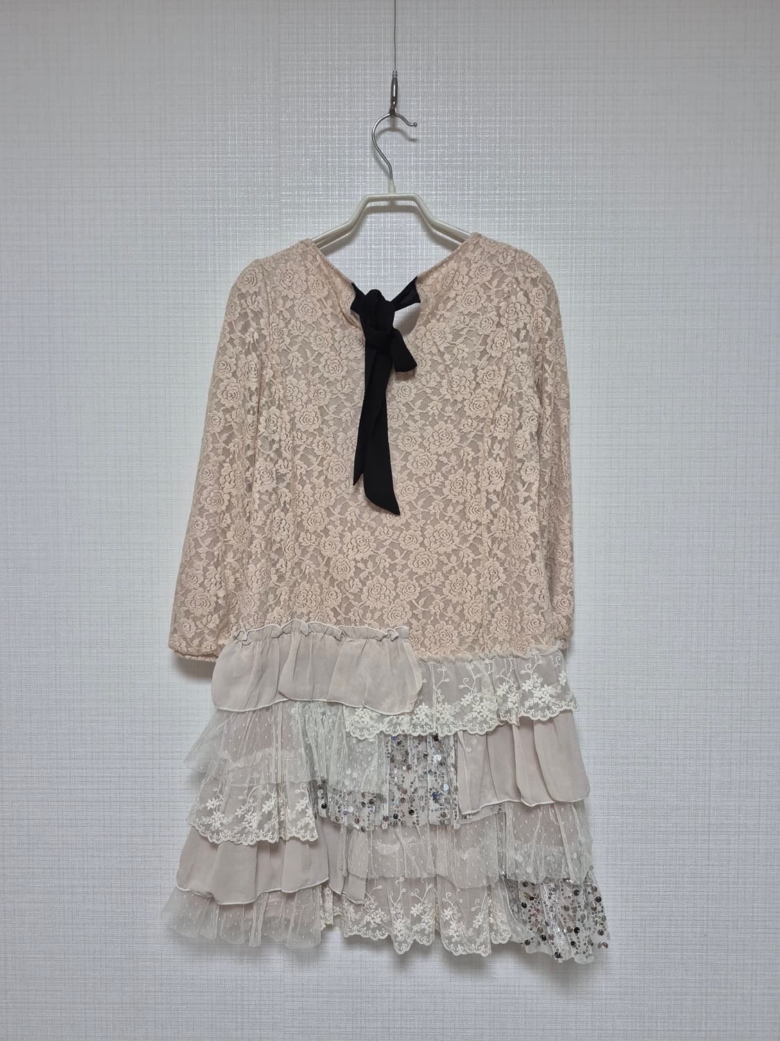 모리걸 연베이지 원피스 상품이미지2