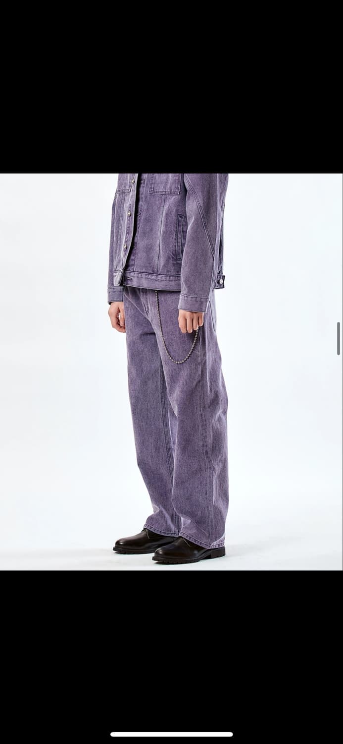 필로그램 피그먼트 퍼플 데님 상품이미지1