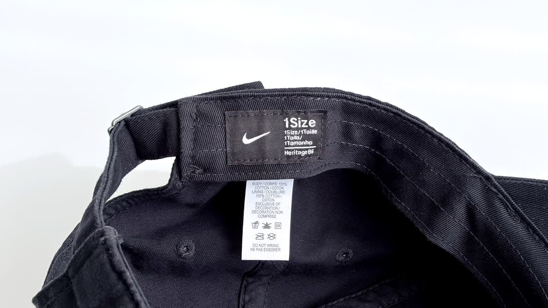 나이키 S1ZE 검정 볼캡 ‘Solvem Probler’ 상품이미지9