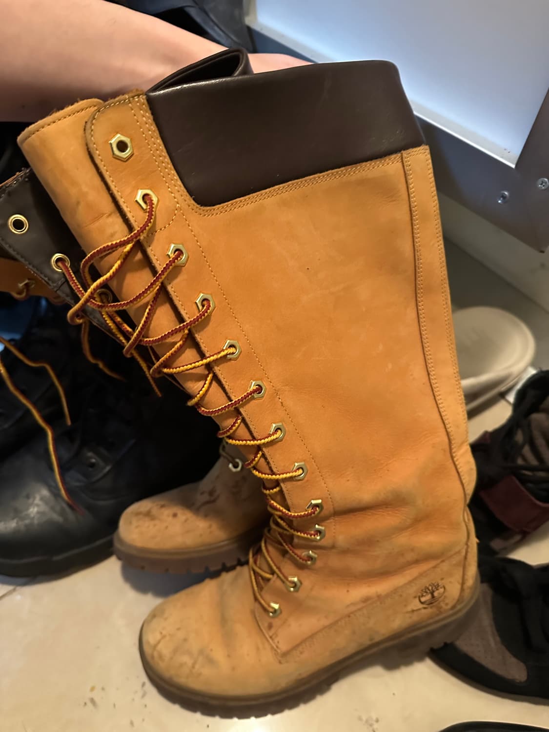 팀버랜드 롱부츠 카멜 상품이미지3