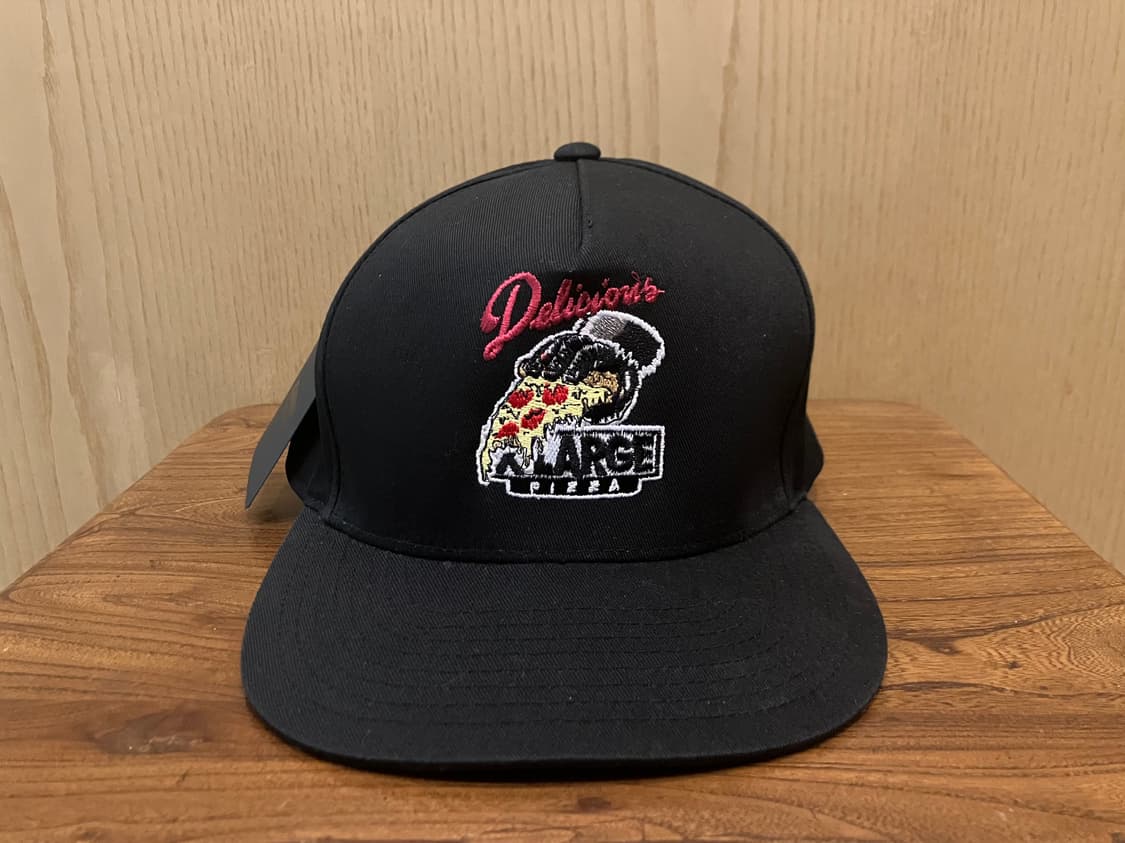 XLARGE 엑스라지 x 딜리셔스바이닐 협업 피자 캡 모자 스냅백 힙합 상품이미지1