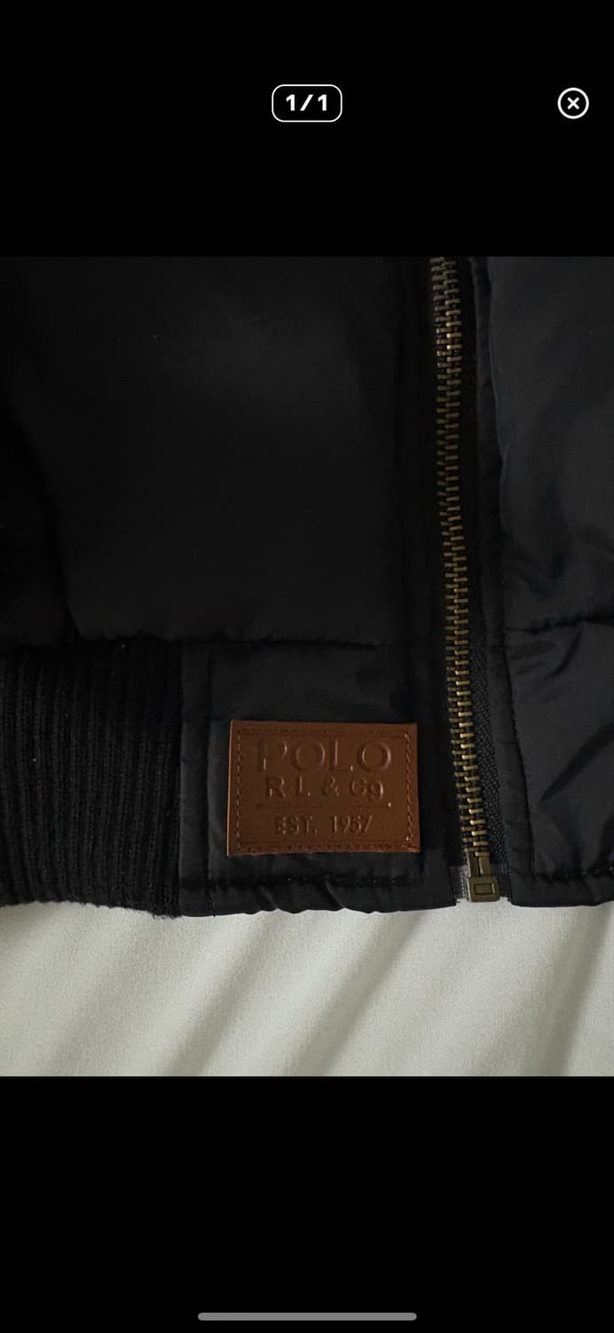 폴로 빅포니 브리튼 패딩 블랙 m 상품이미지3