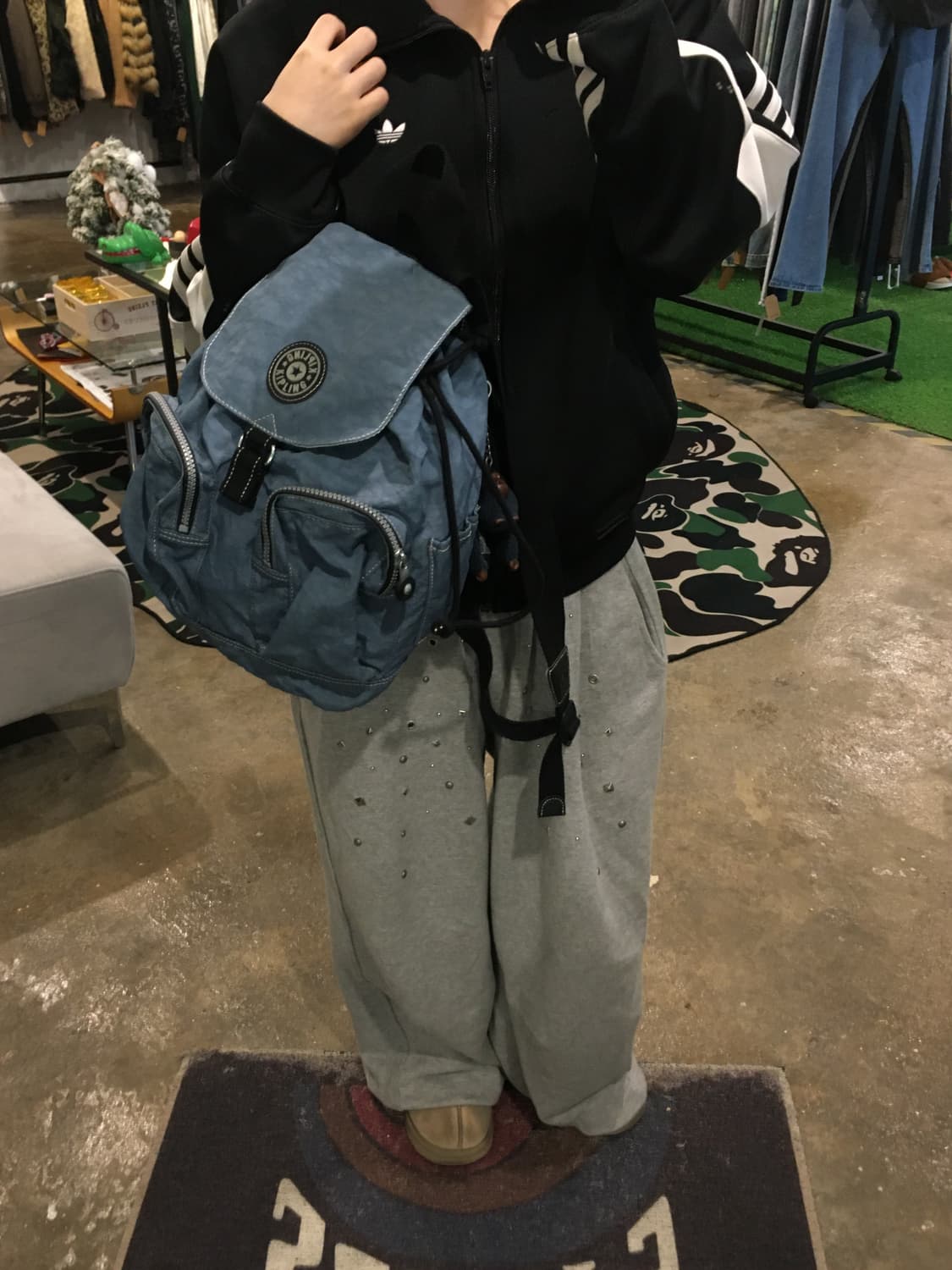 키플링 복조리 백팩 블루 좋은컨디션!🧼 상품이미지5