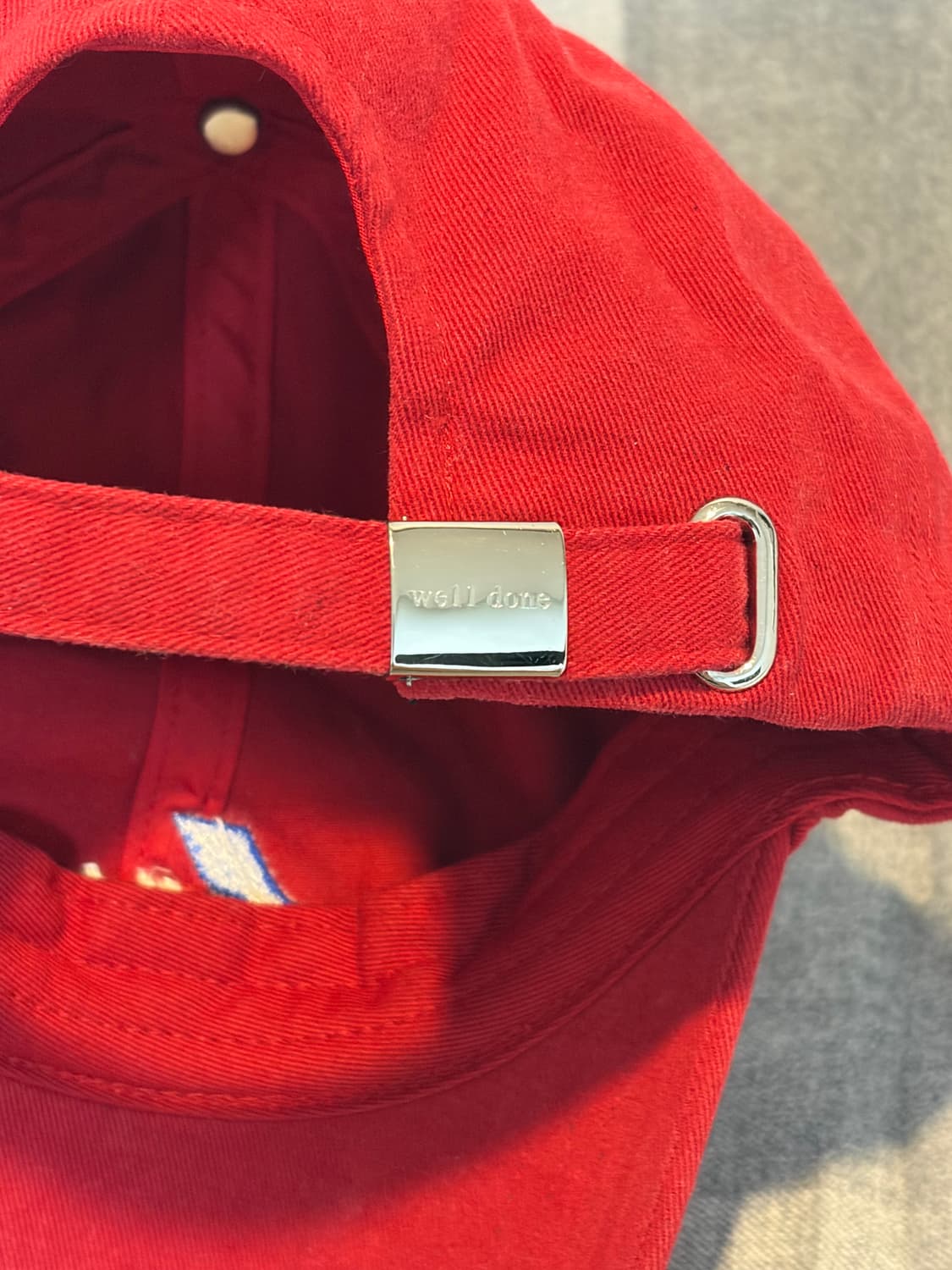 웰던 we11done 캡 모자 상품이미지3