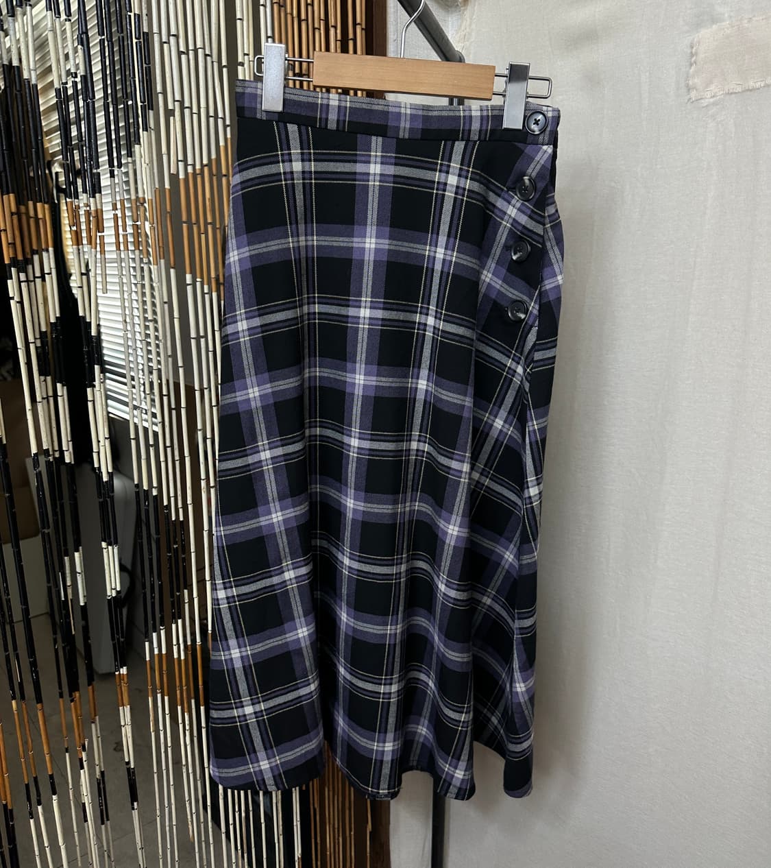 gu check skirt 상품이미지1