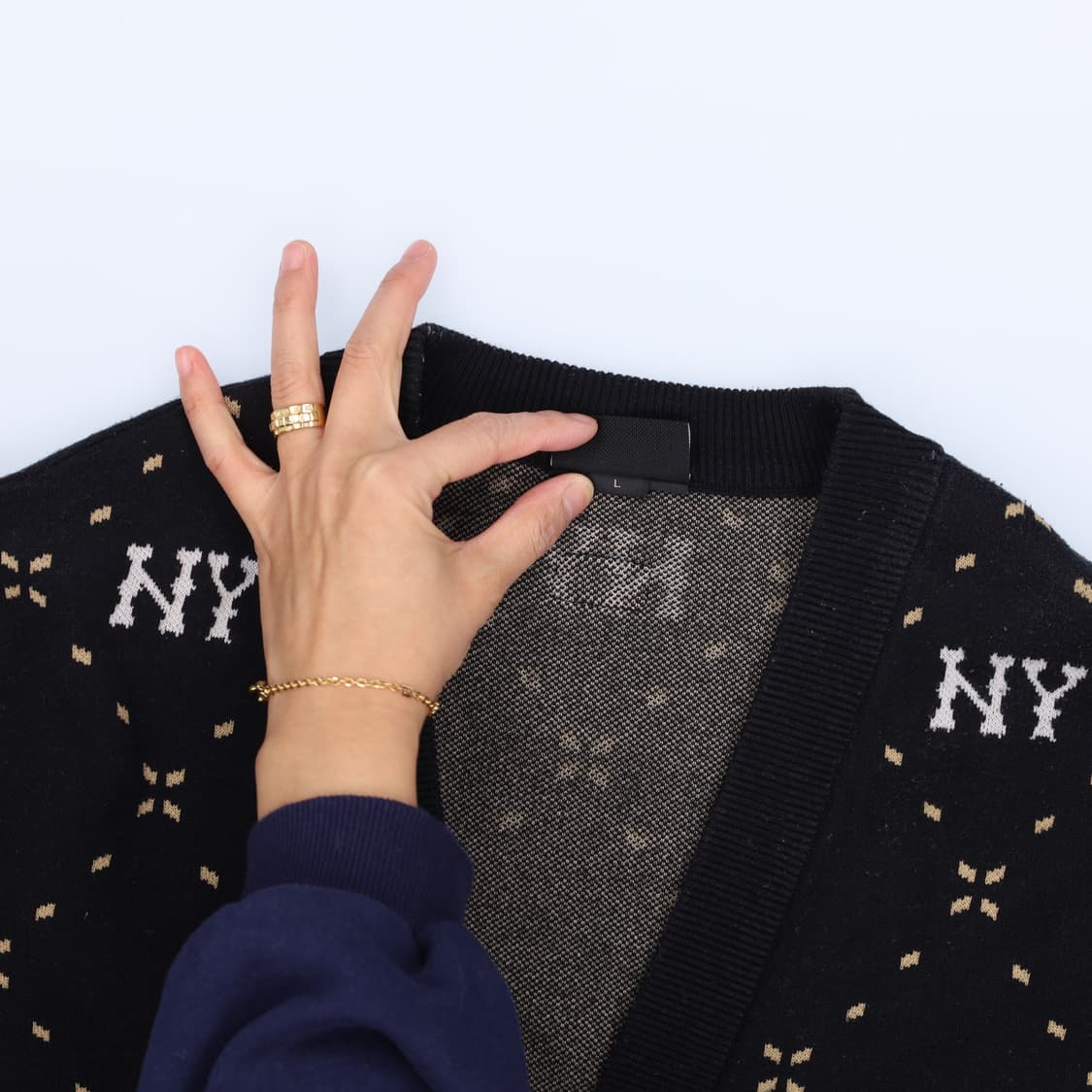 [L] MLB 다이아 모노그램 가디건 0119H1 상품이미지3