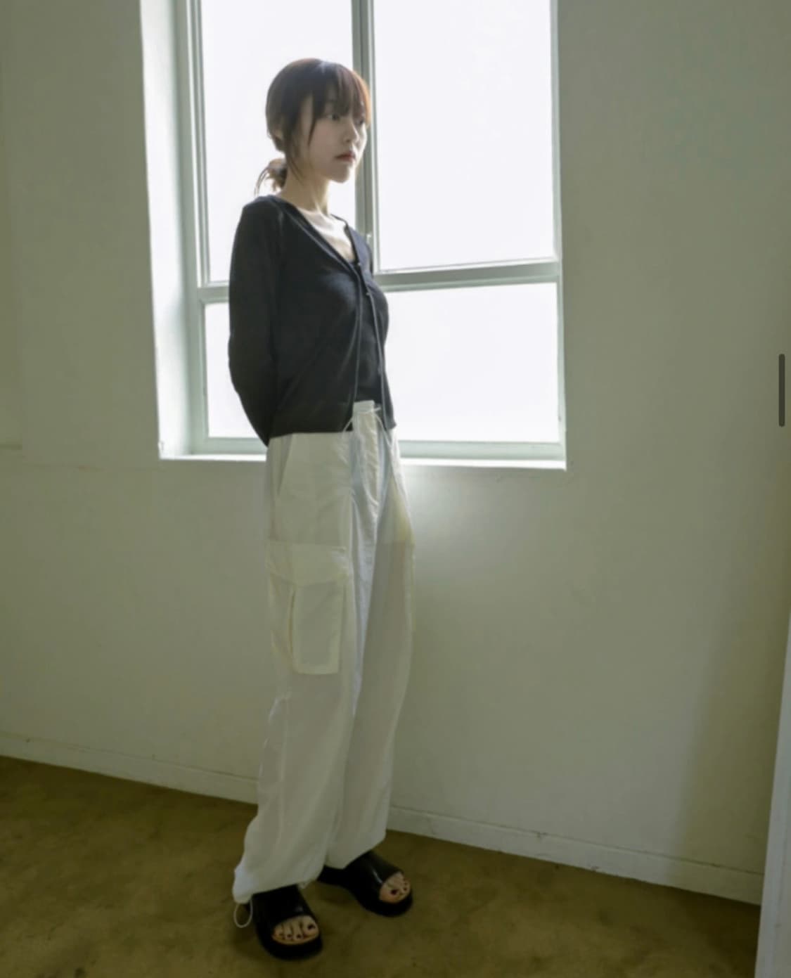 아멜라 후크 글리터 나시+가디건 세트 상품이미지3