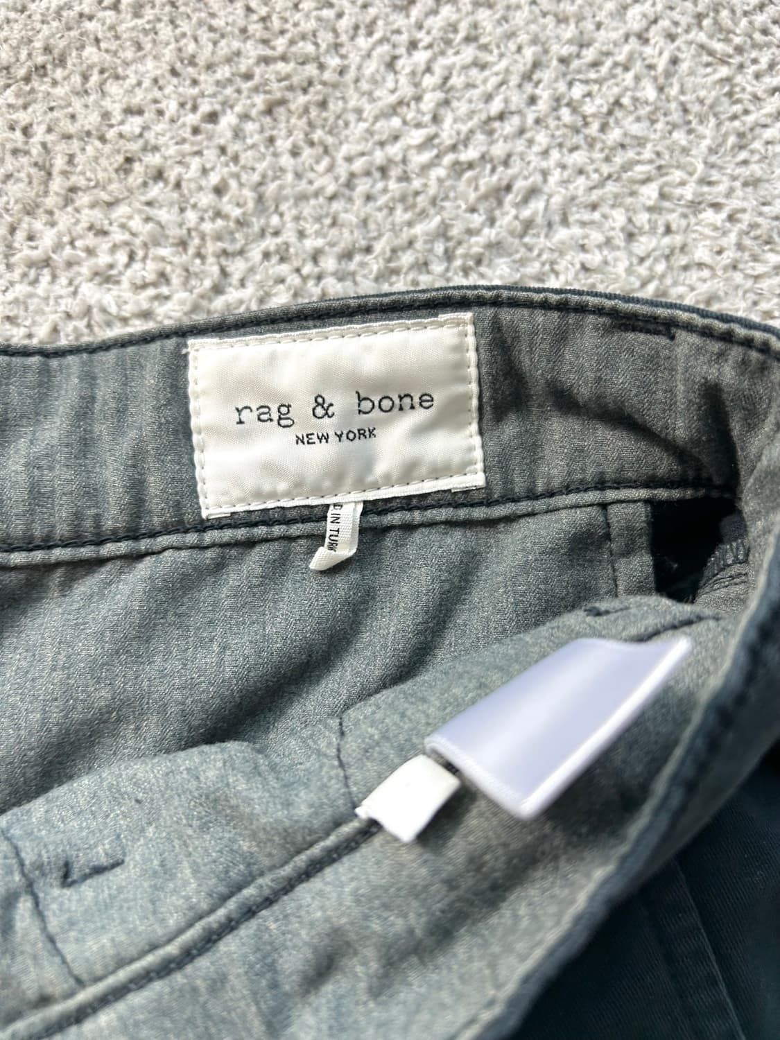 랙앤본 rag&bone 남성 치노 반바지 네이비 33 상품이미지3