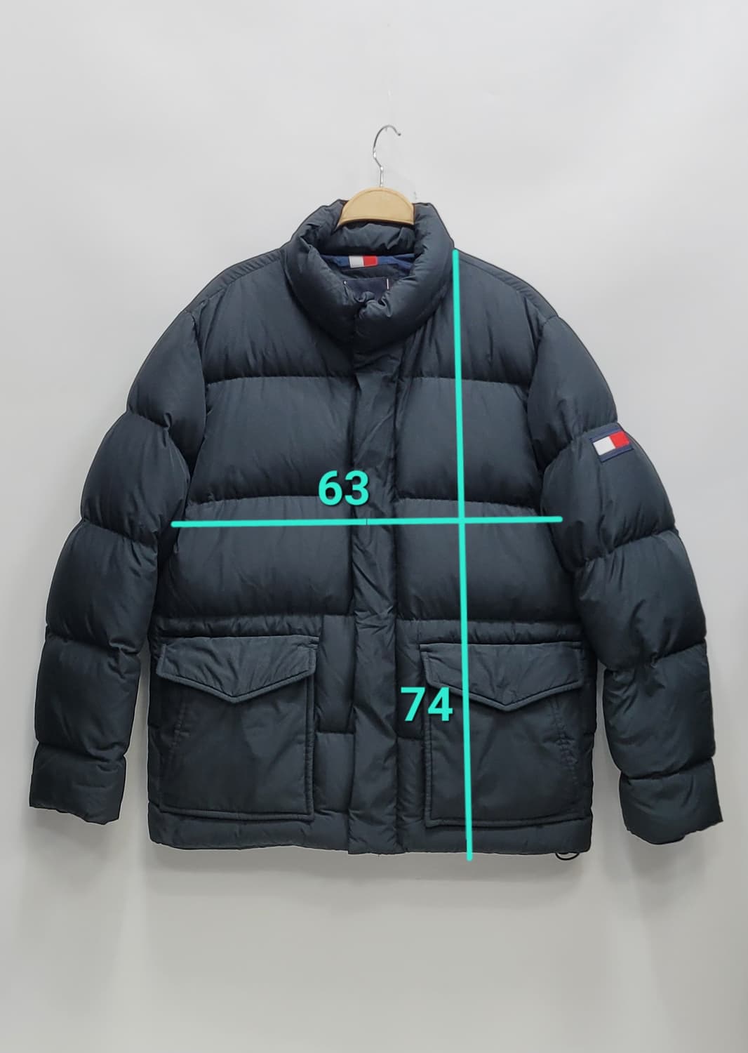 TOMMY HILFIGER 타미힐피거 투포켓 다운 푸퍼 패딩 / 남 L  상품이미지10