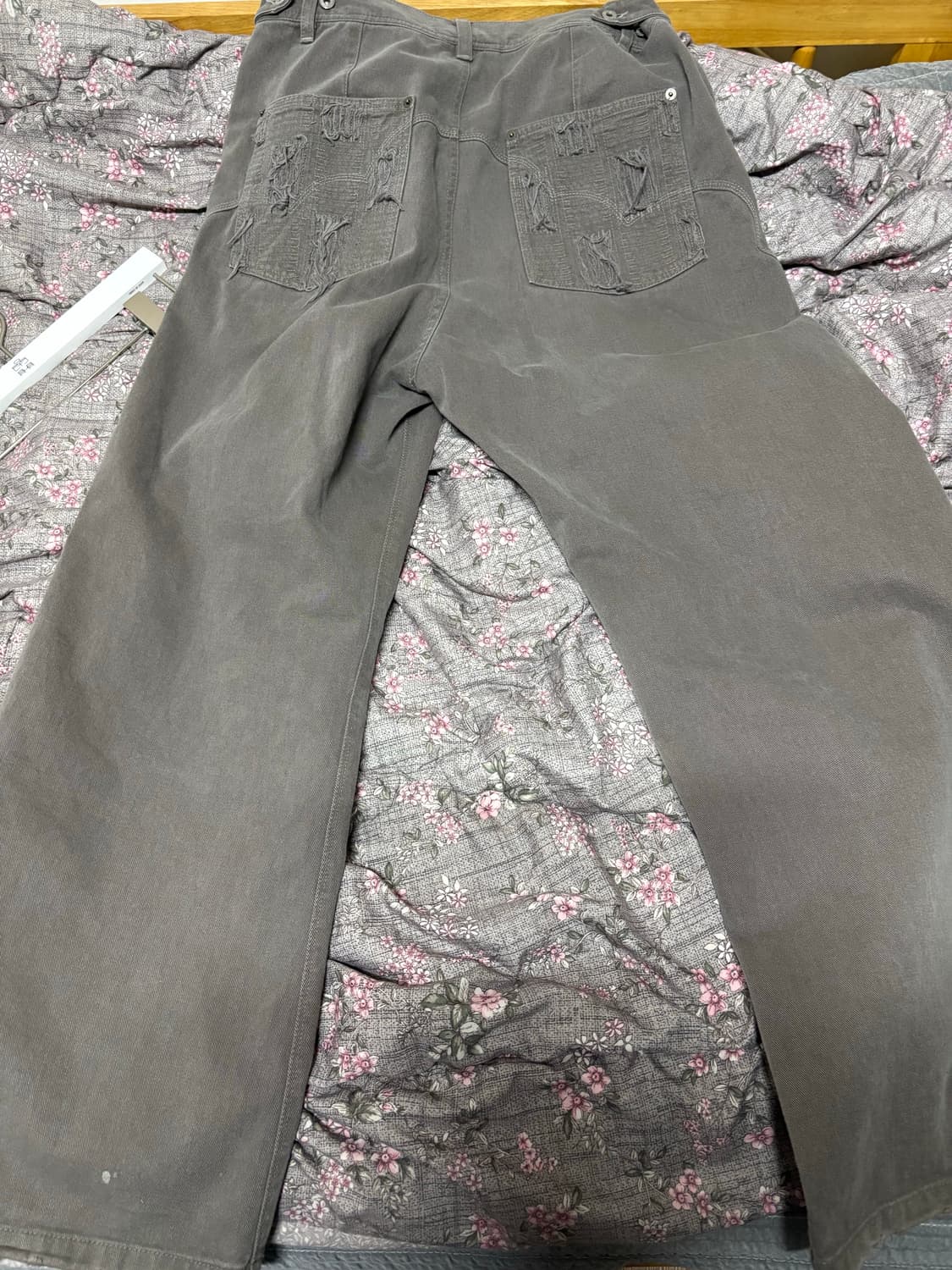 3) 폴리테루 1011 웨스턴 보로 팬츠 그레이 판매해요. 상품이미지2