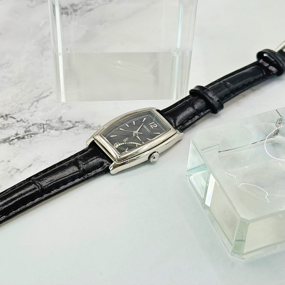 90s00s 빈티지 세이코 루키아 토노 블랙다이얼 워치 상품이미지6