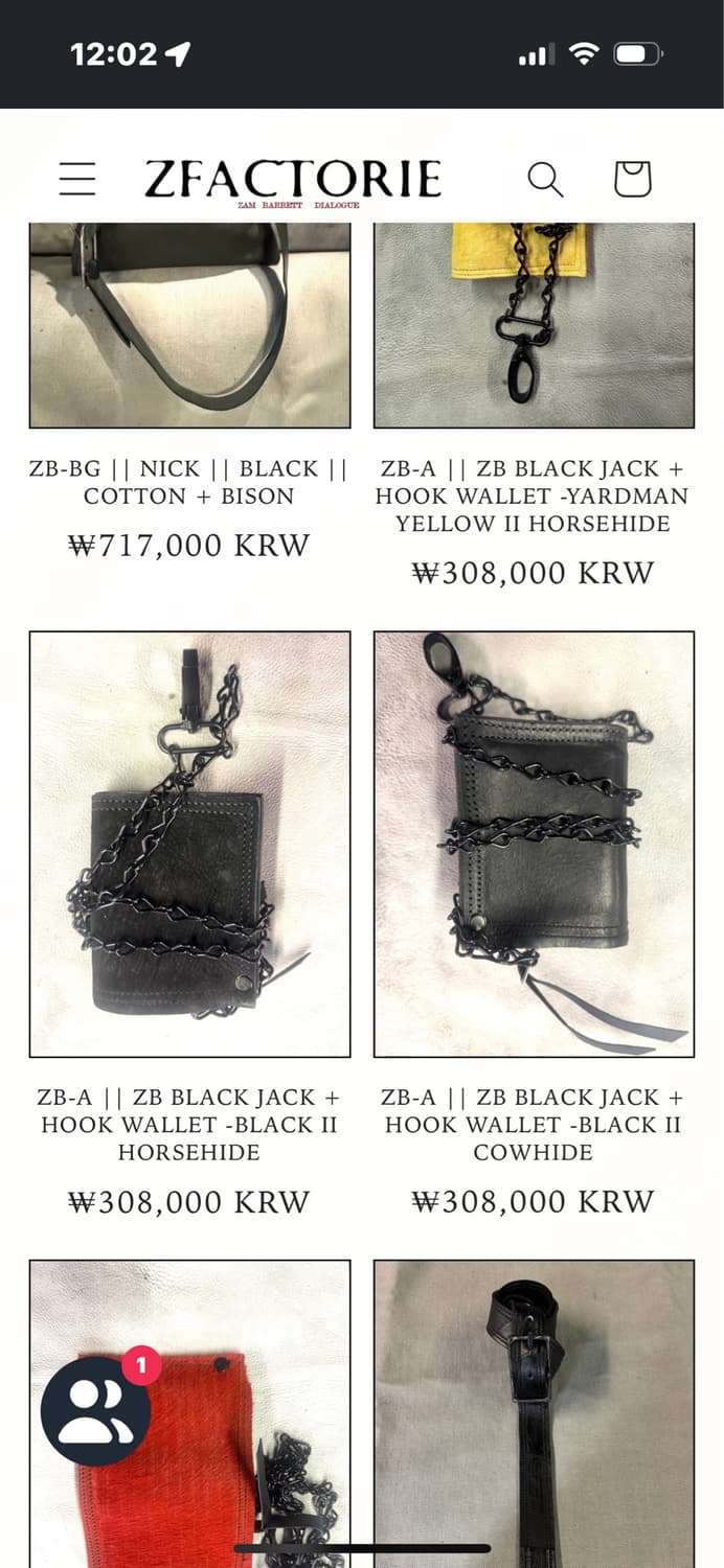 ZB Black Jack Hook Wallet 상품이미지8