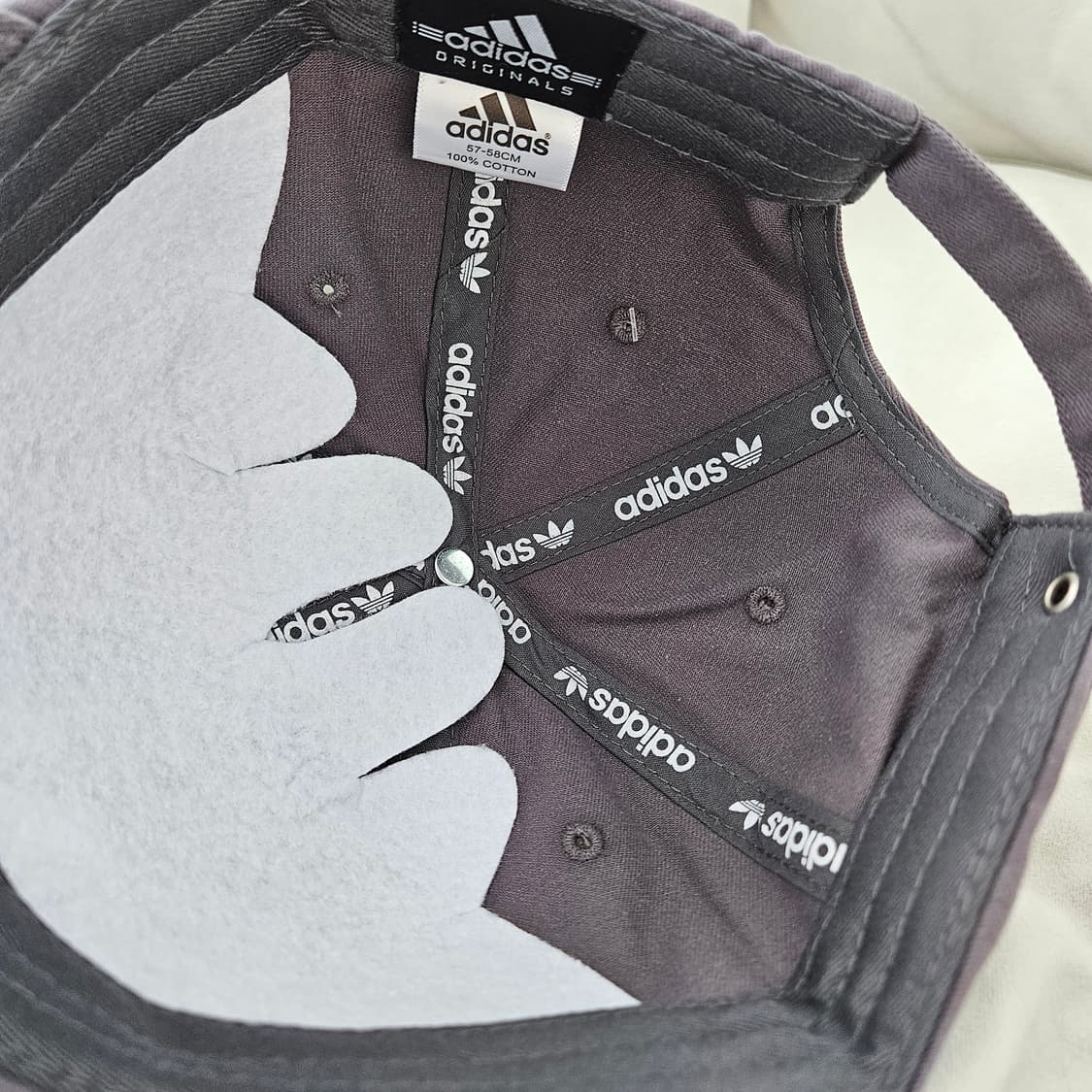 아디다스 오리지널스 볼캡 그레이 상품이미지2