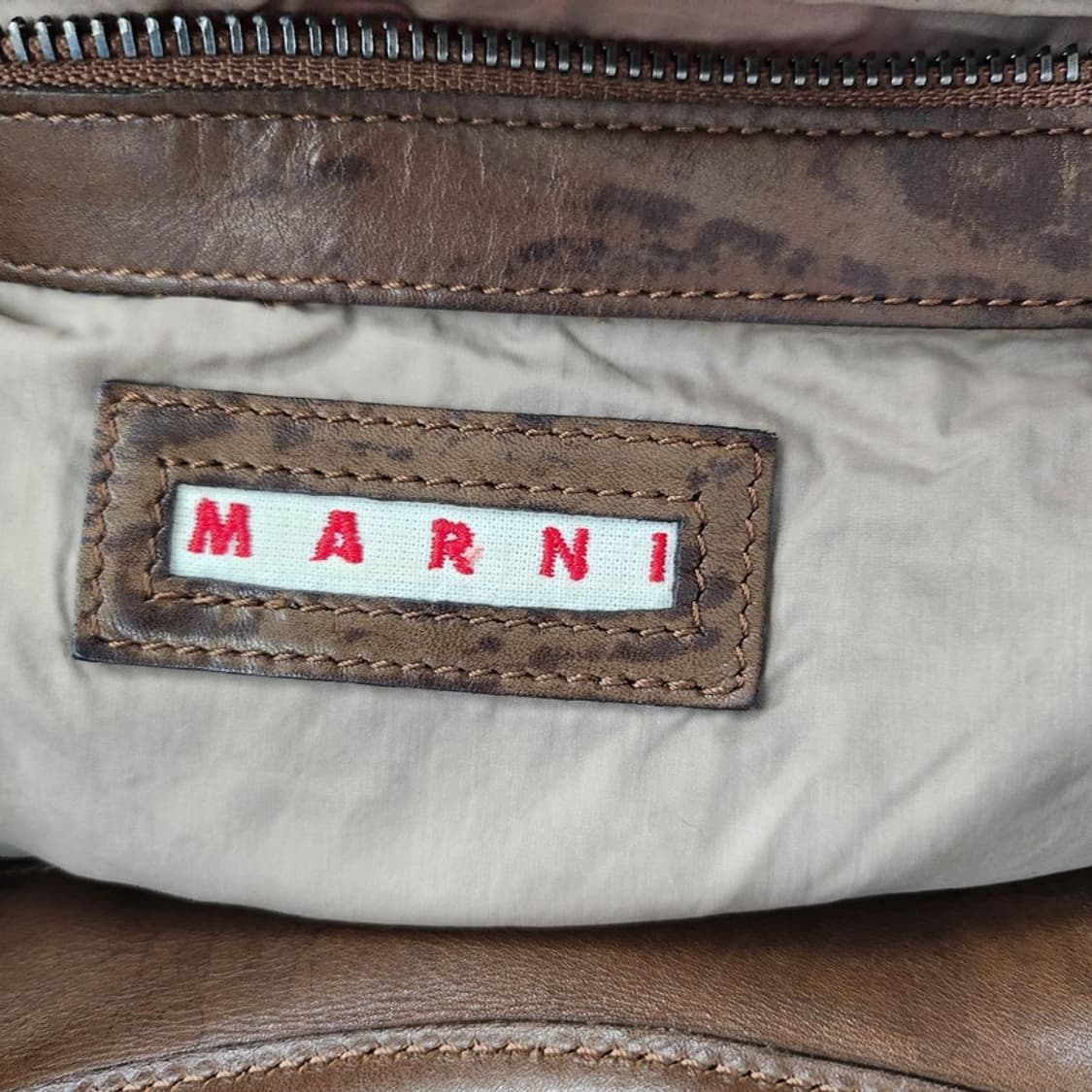 MARNI 멀티컬러 패브릭 벌룬 호보백 상품이미지6