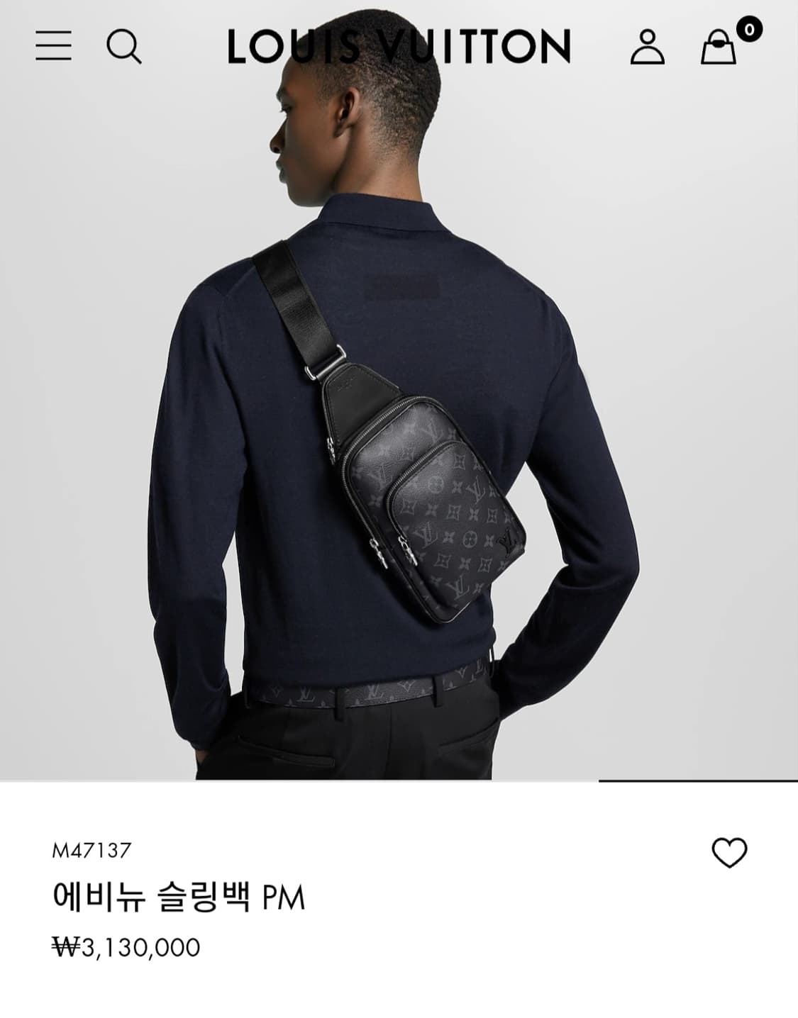 루이비통 이클립스 에비뉴 슬링백PM 신형 상품이미지3