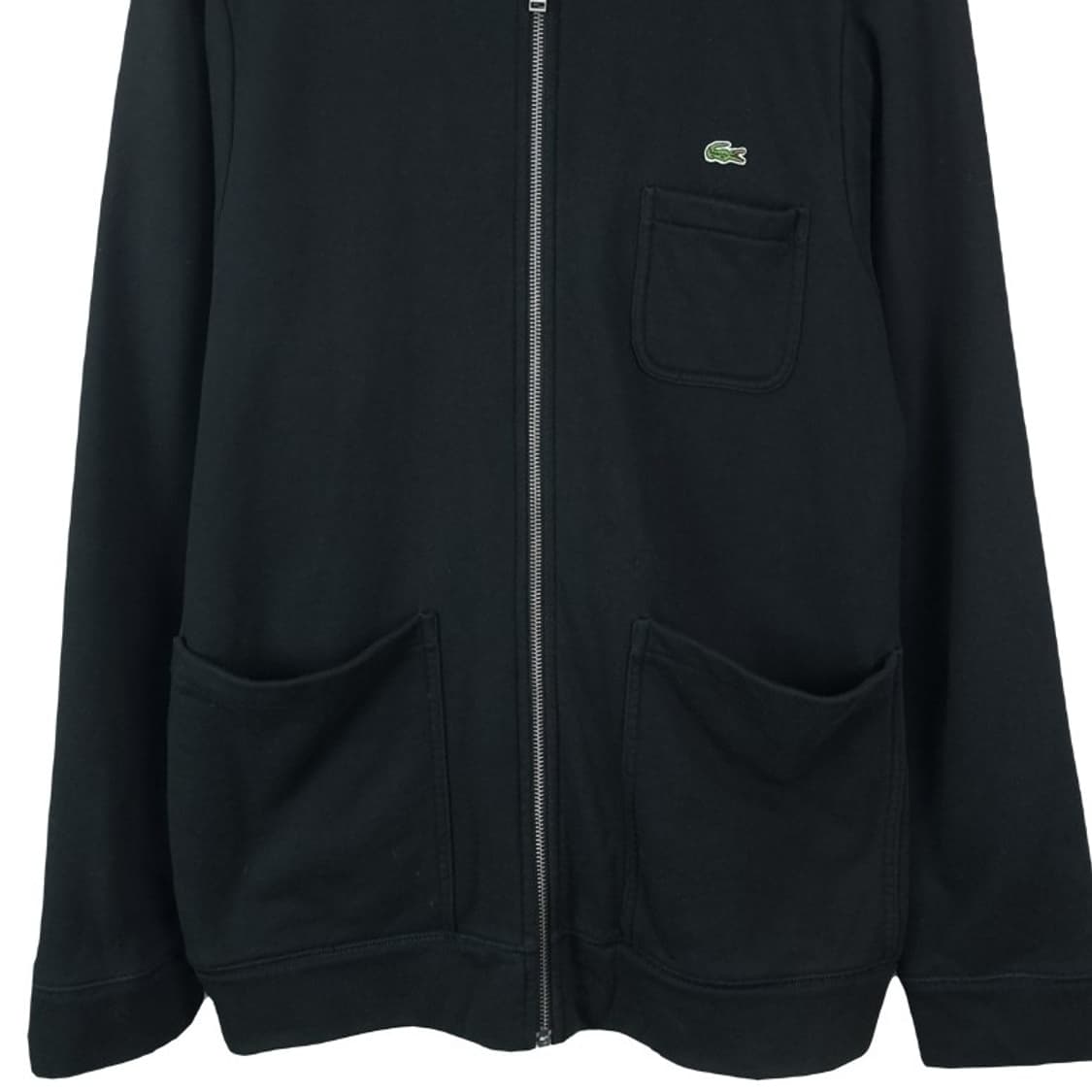 [라코스테] 로고 패치 후드 집업 블랙 M18702 상품이미지5