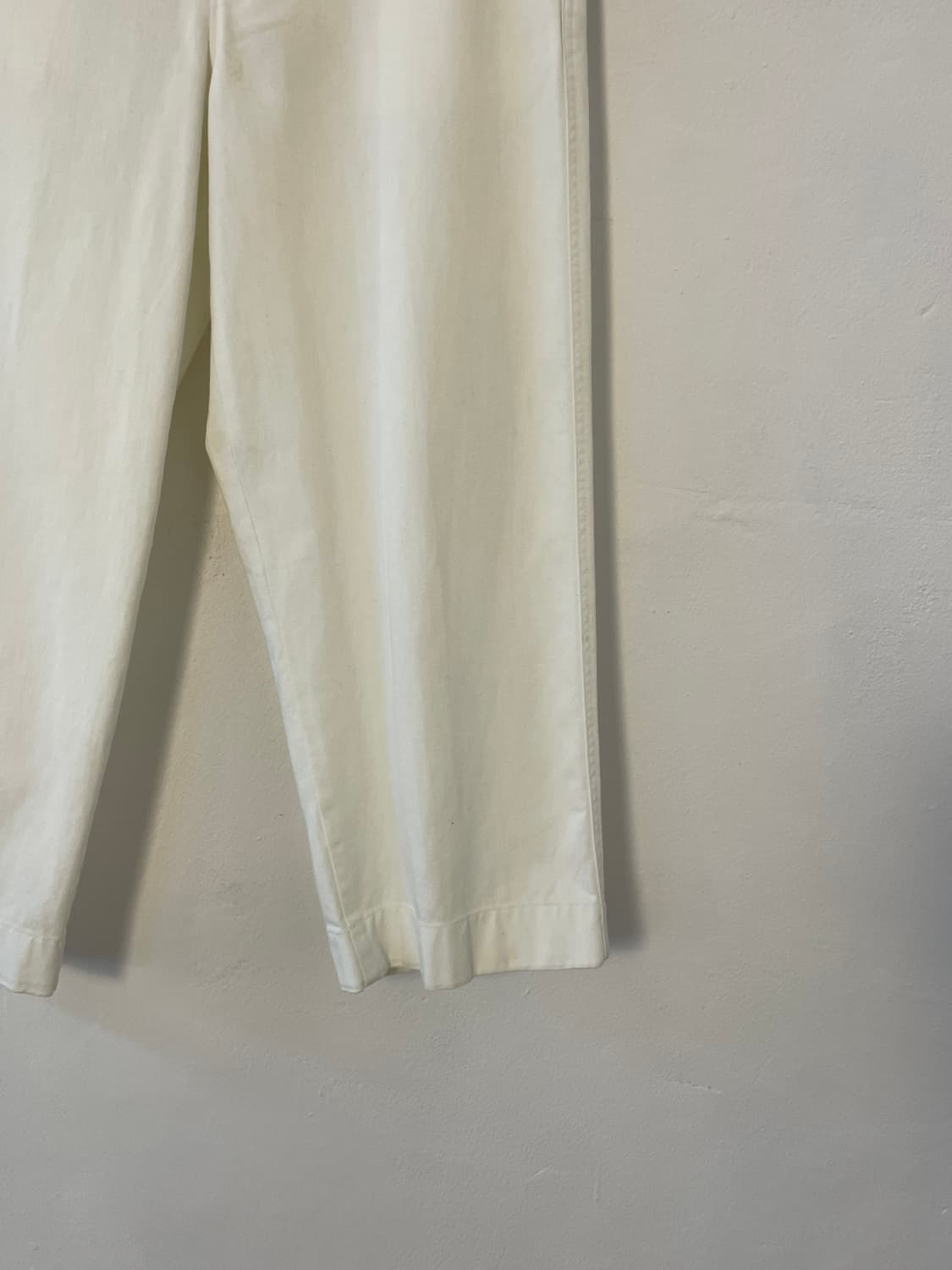 폴로 화이트 코튼 팬츠  상품이미지4