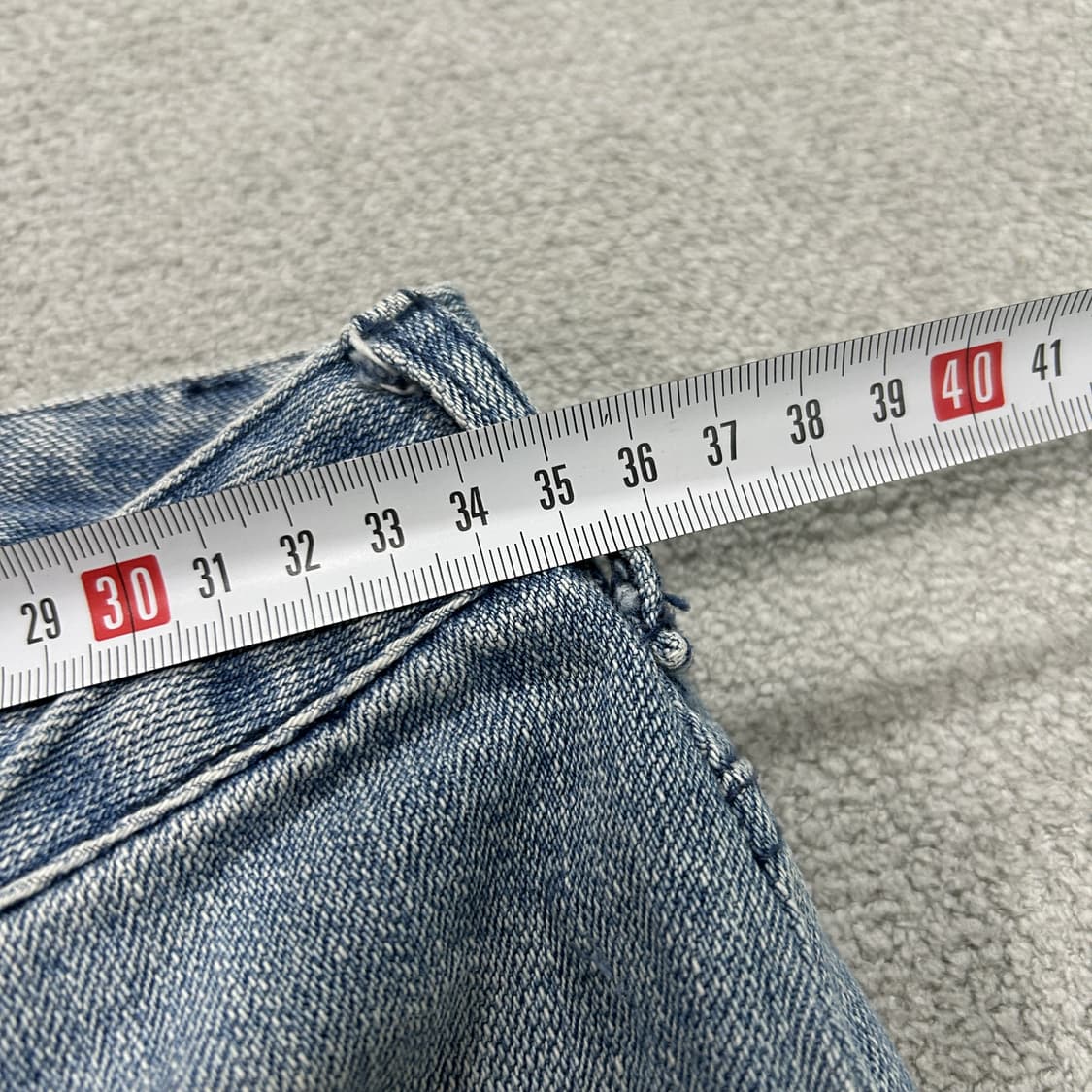 준지 y2k 펑크룩 데님팬츠 m 상품이미지5