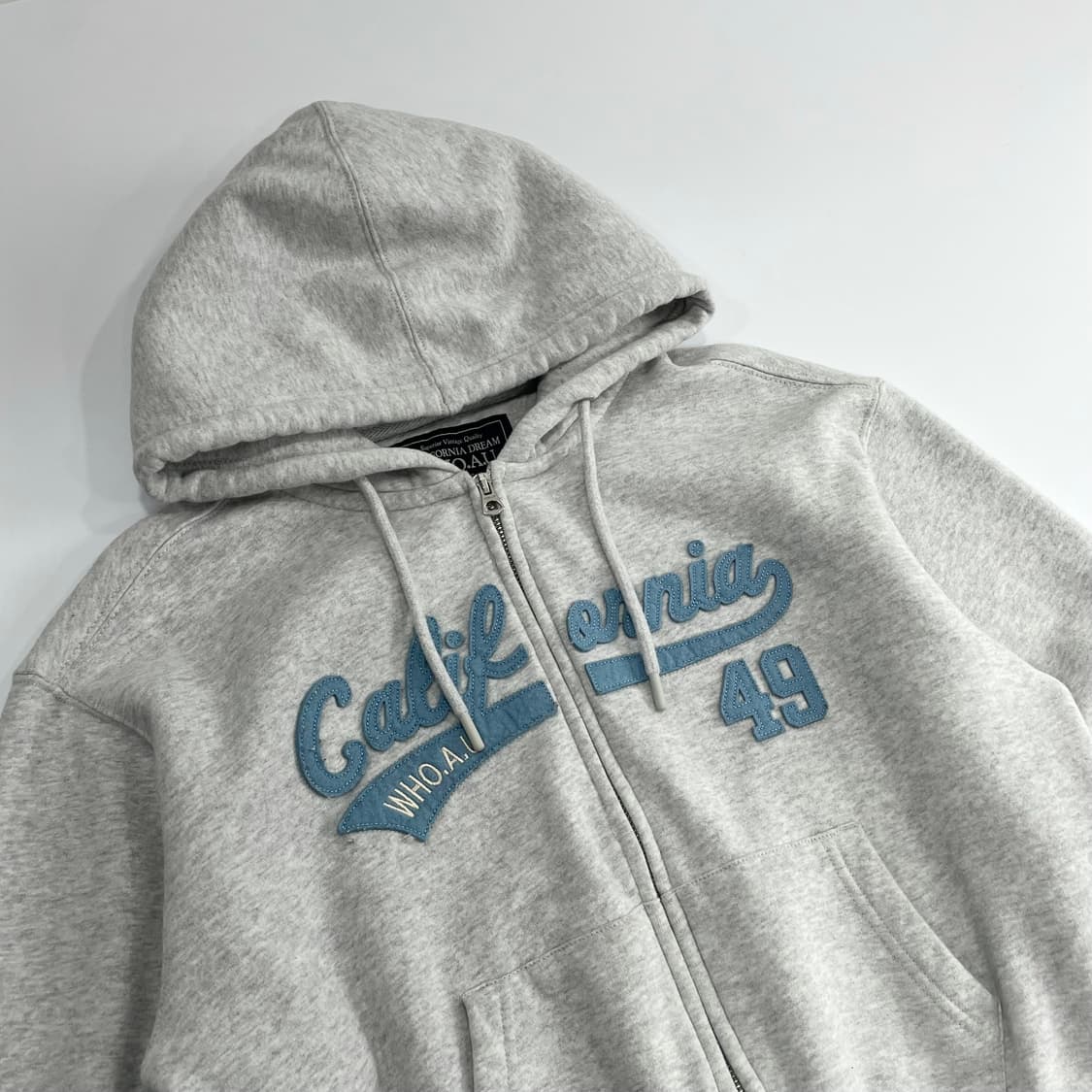 Who A U 후아유 2-way 멜란지 후드집업 상품이미지4