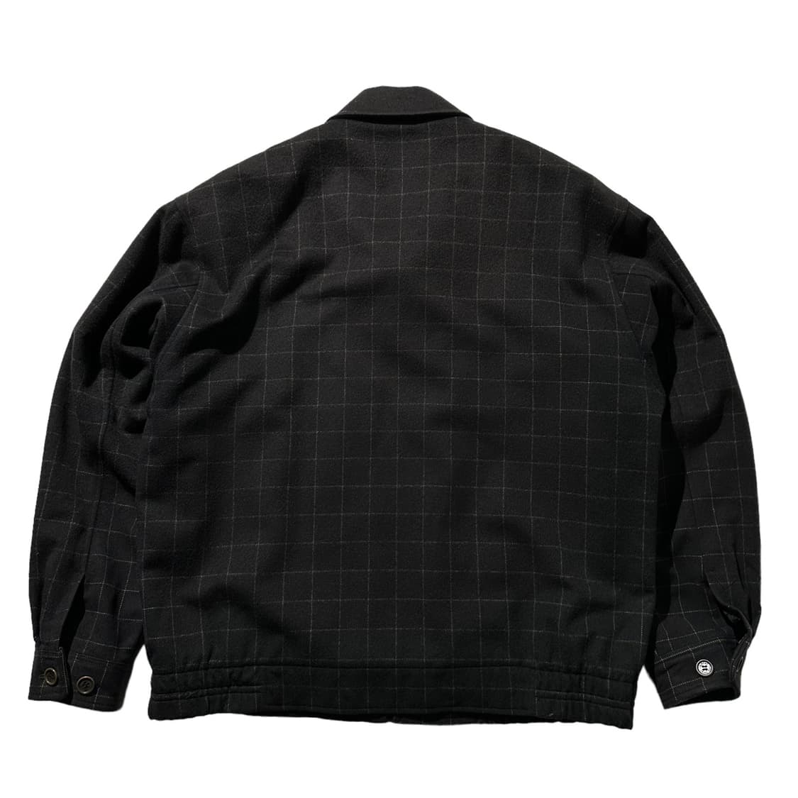 입생로랑 울 체크 블루종 자켓 상품이미지2