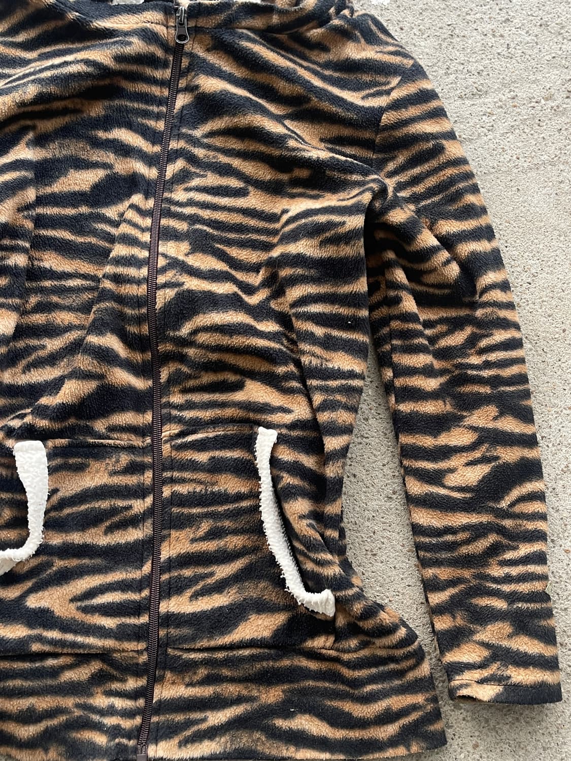 Leopard zip up hoody 상품이미지3