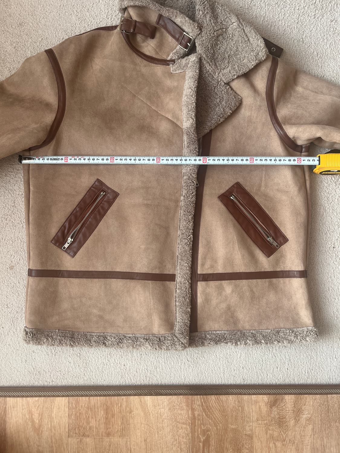 JPN-브라운 스웨이드 무스탕 자켓 상품이미지8