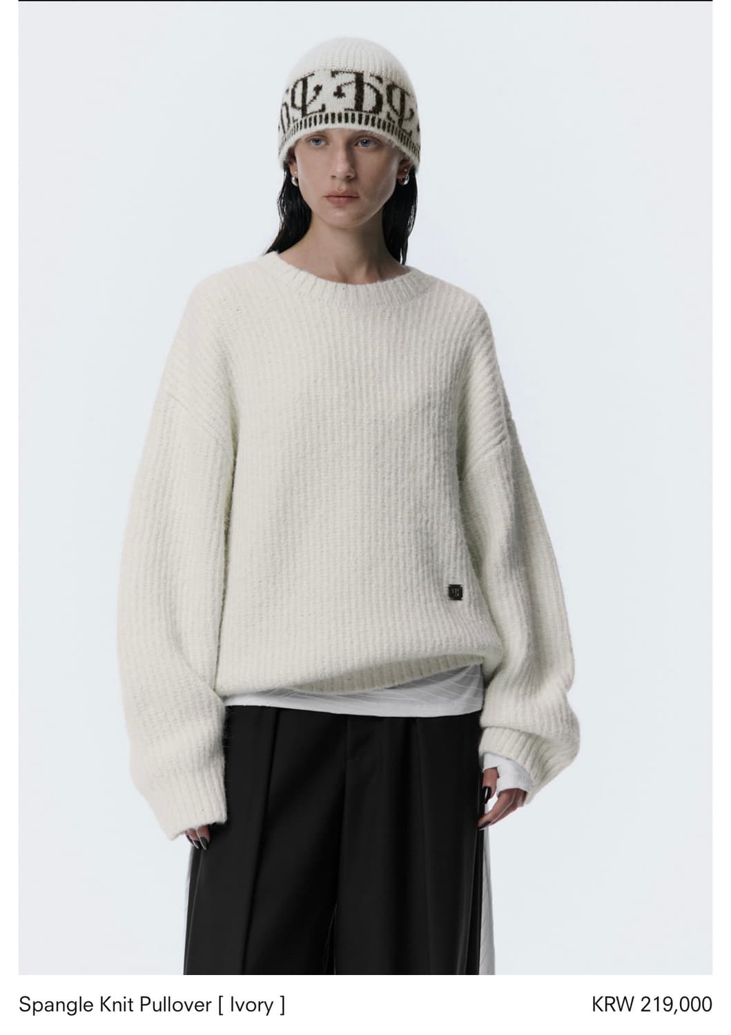 트리밍버드 스팽글 니트  상품이미지1