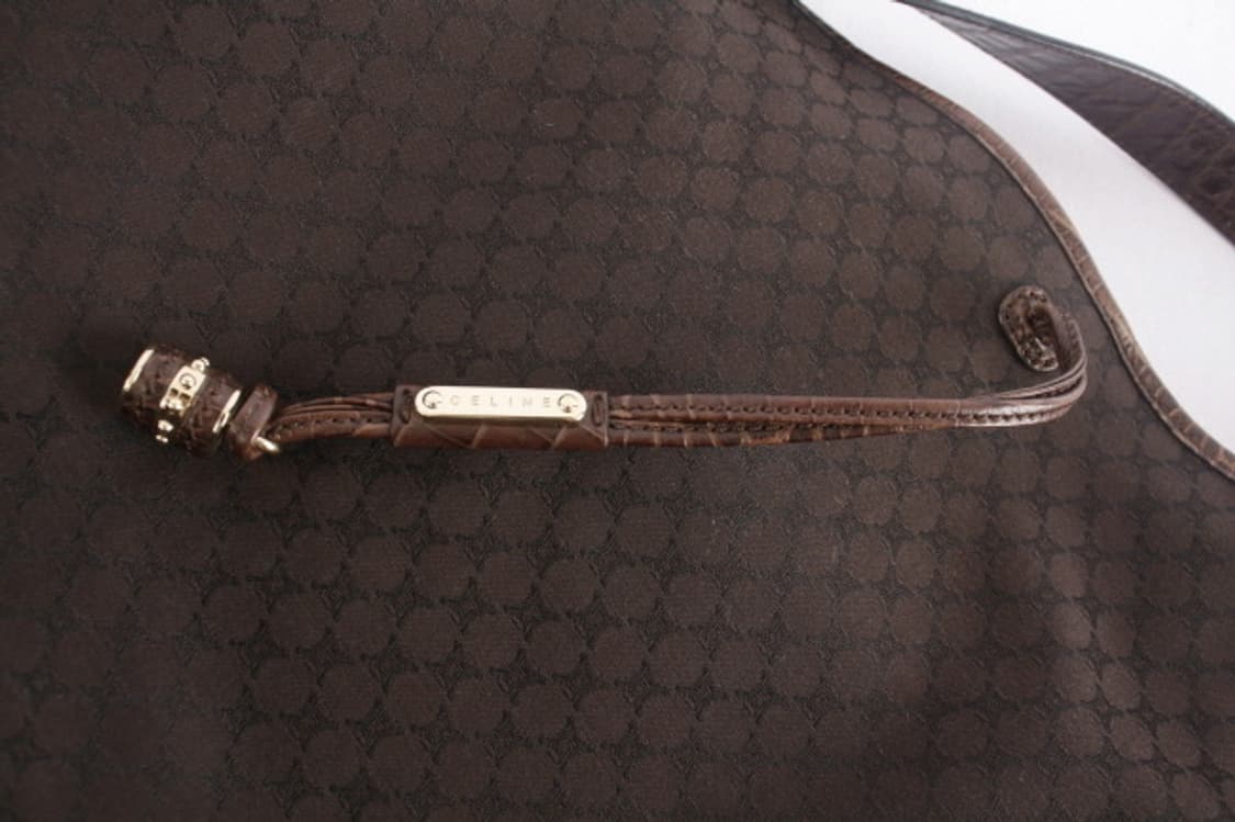 CELINE 다크브라운 패브릭 숄더백 상품이미지6