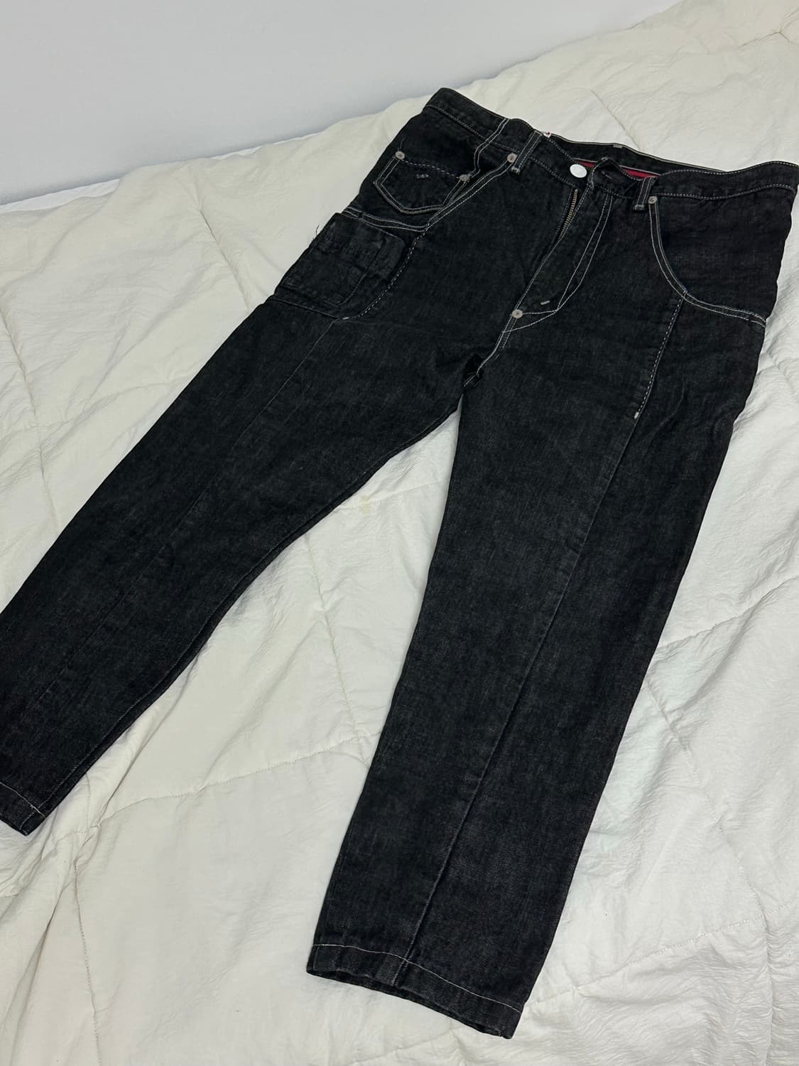 00s 리바이스 레드와이어 32 흑청 배기핏 상품이미지6