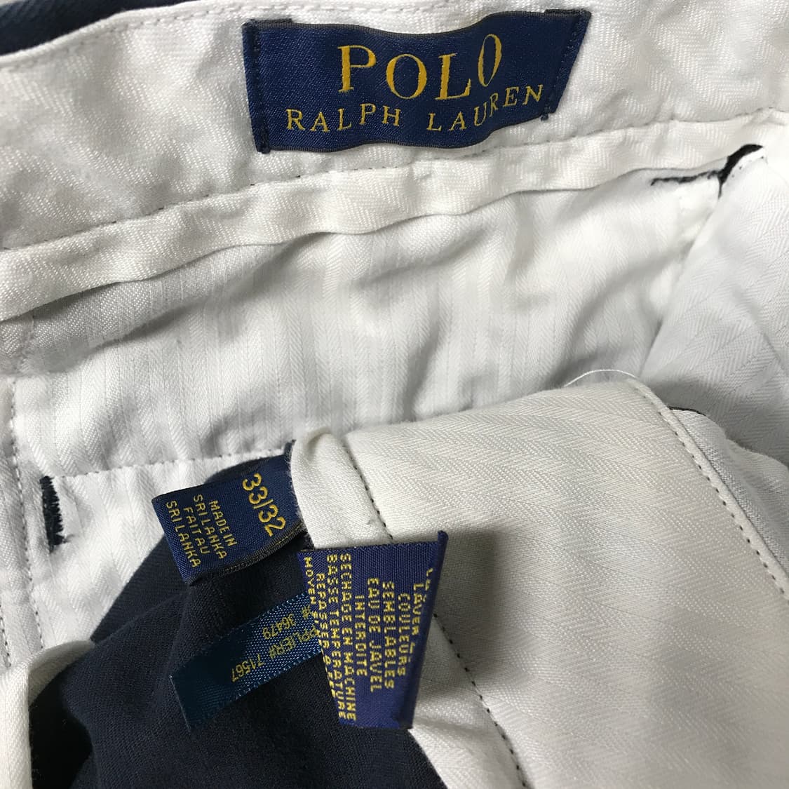 폴로 랄프로렌 네이비 치노 팬츠 33/32 상품이미지6