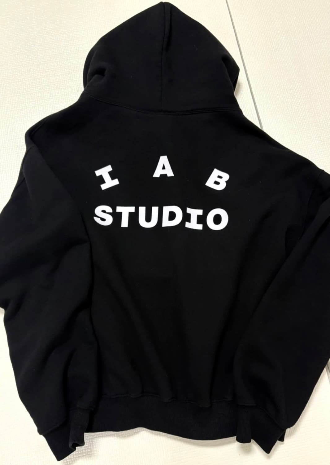 급처 아이앱 스튜디오 후드티 블랙 M 상품이미지3