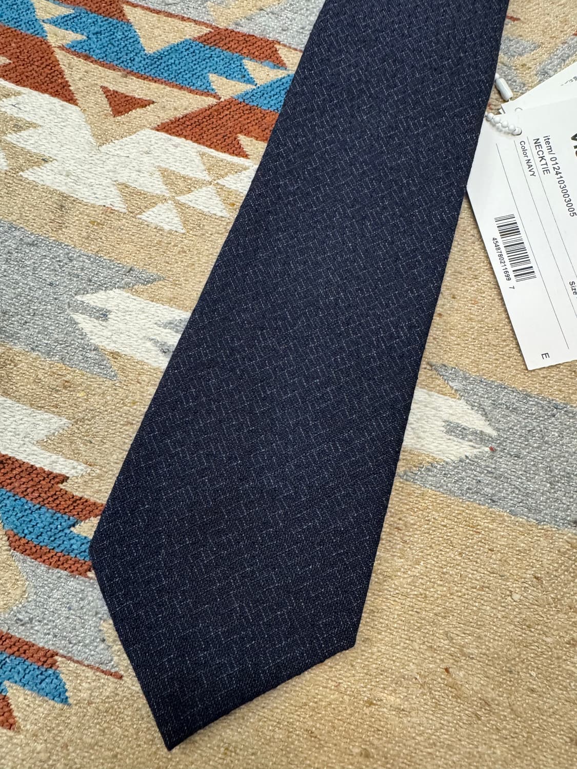 [OS] 비즈빔 넥타이 네이비  상품이미지2