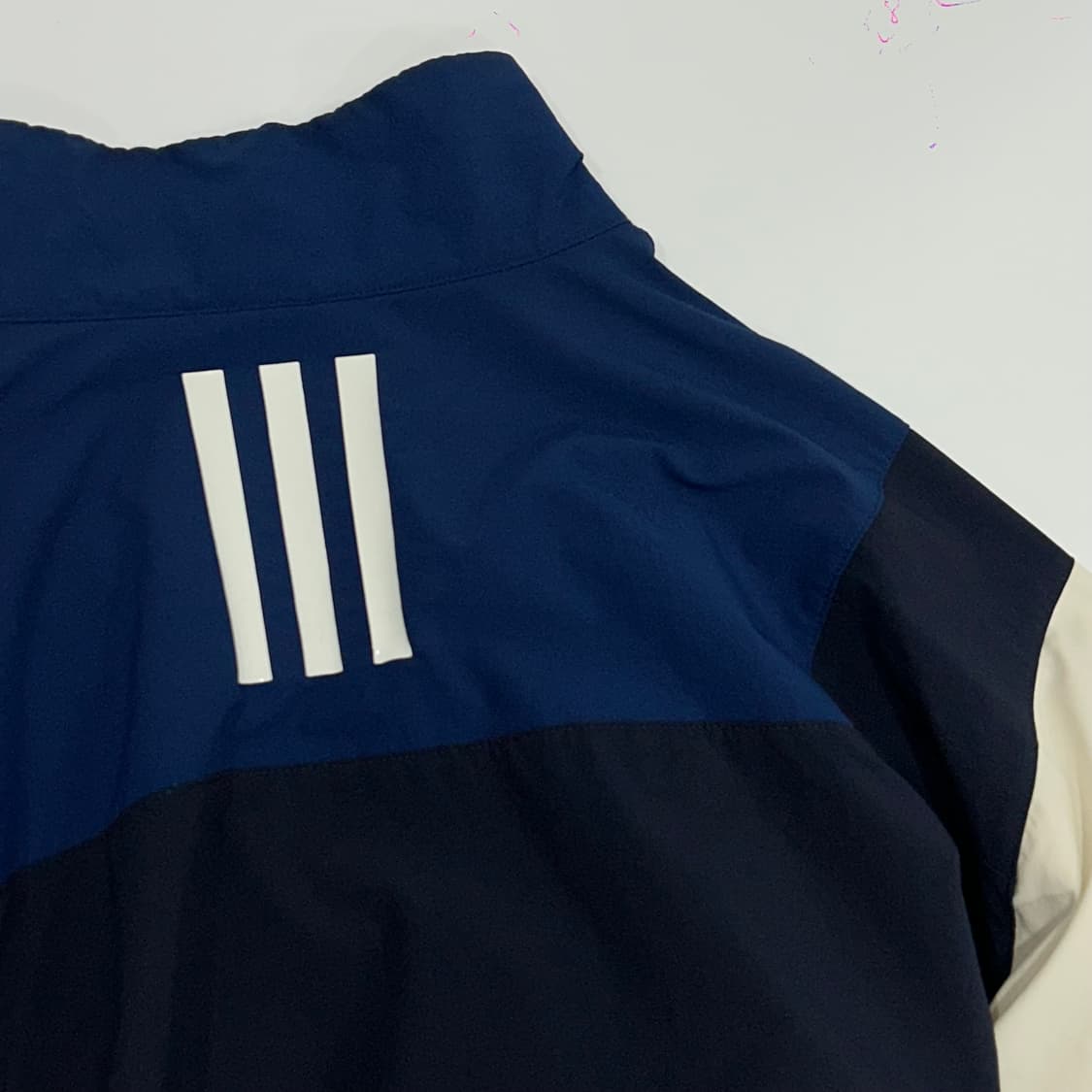 Adidas 아디다스 2-way 파이어버드 네이비 배색 바람막이 상품이미지7