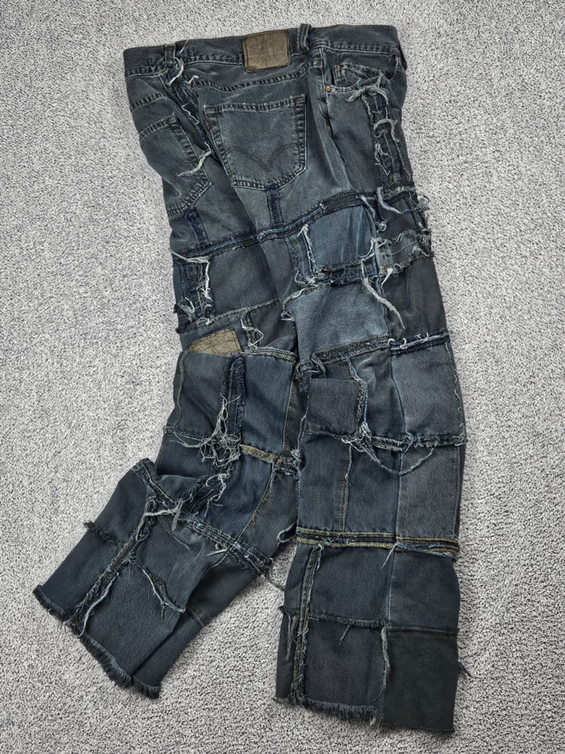 리바이스 리메이크 패치워크 커스텀 데님 팬츠 ( 36" ) / 10350 상품이미지3