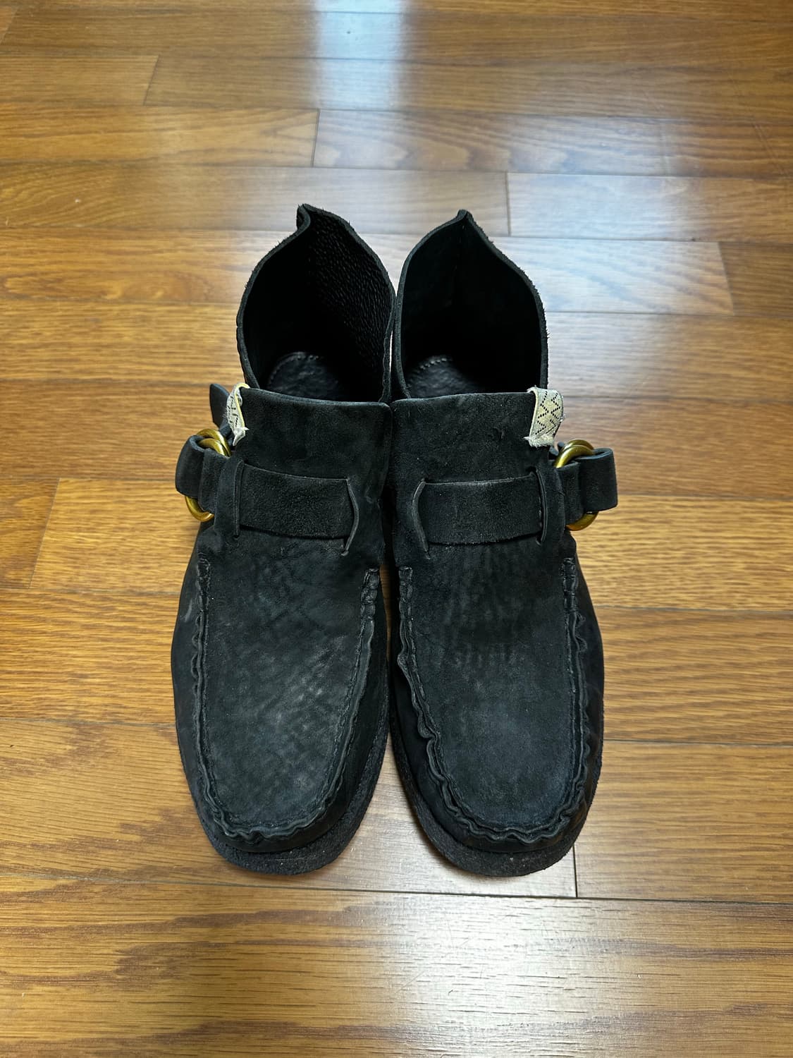 [10] Visvim Magoon Ring Moc Folk Black 상품이미지7
