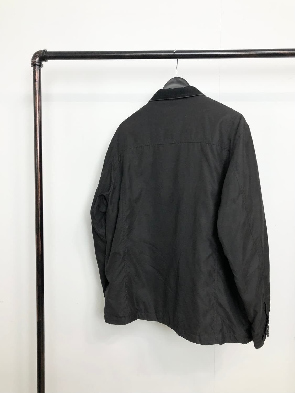 coating over leather detail jumper 상품이미지2