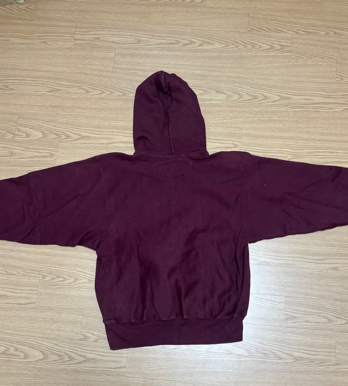 00's 챔피온 리버스위브 후드티 챔피언 버건디 M 상품이미지4