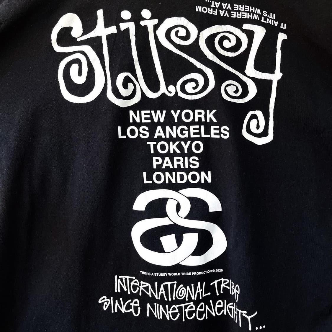 스투시 워리어 월드 투어 블랙 롱슬리브 상품이미지7