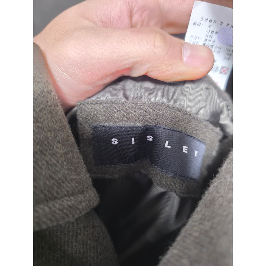 택포) 시슬리 피코트 새상품 105 사이즈 상품이미지3