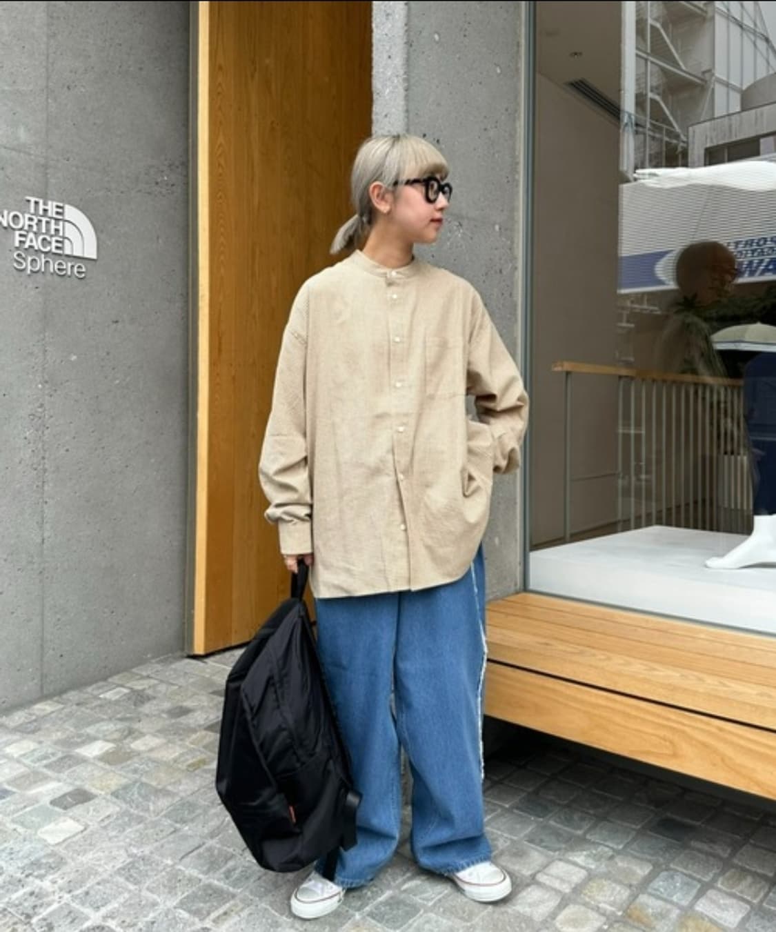 차오패닉 비에라 체크 밴드 카라 셔츠 상품이미지6