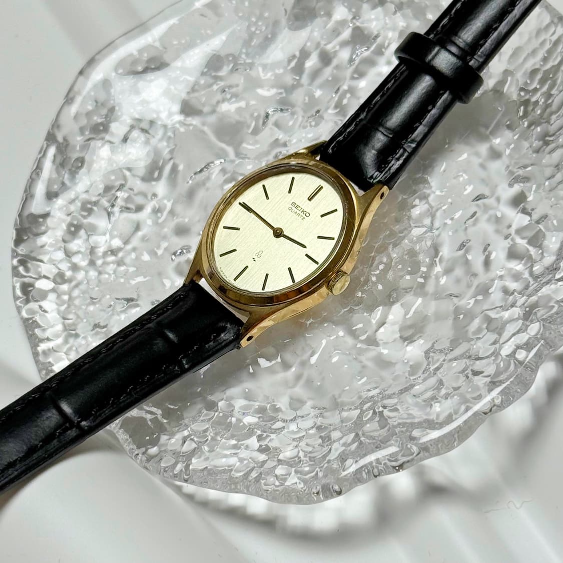 80's90's 세이코 빈티지 금장 라운드 드레스 시계 상품이미지4