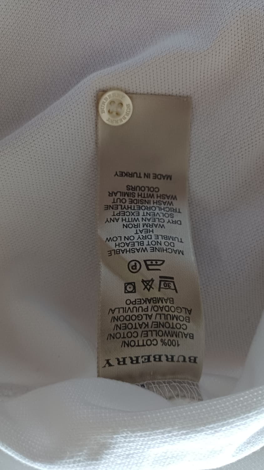 버버리 긴팔 화이트 셔츠 상품이미지4