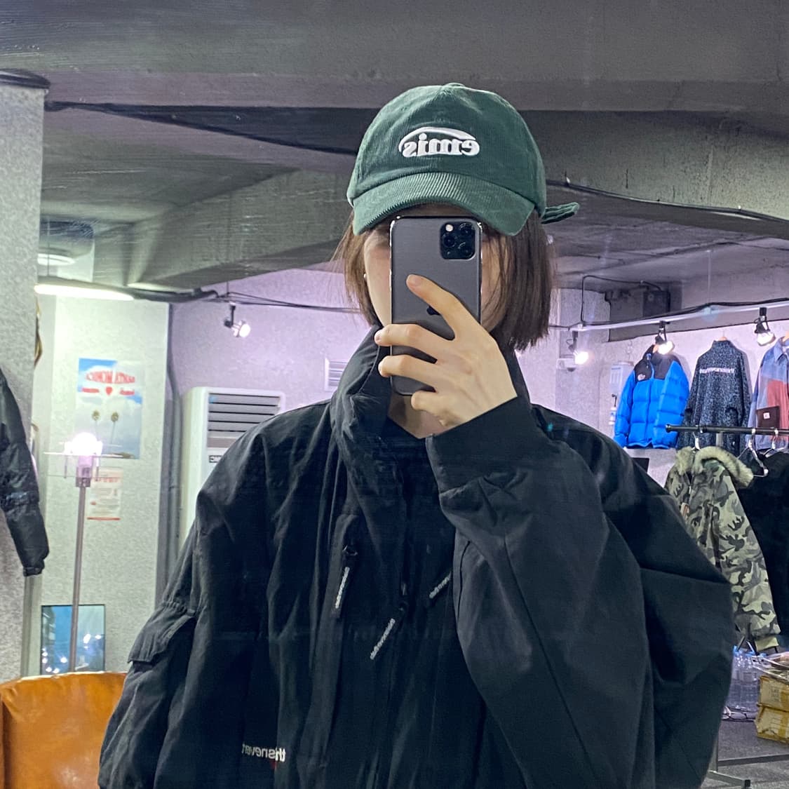 이미스 빅로고 코듀로이 볼캡 B3807 상품이미지1