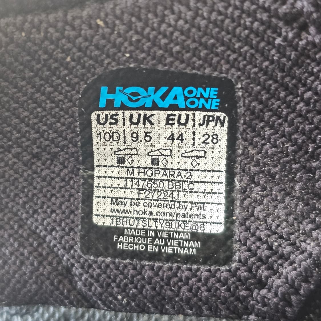 280 새제품) 호카 호파라 2 블랙 샌들 슬리퍼 남자 1147650 상품이미지6