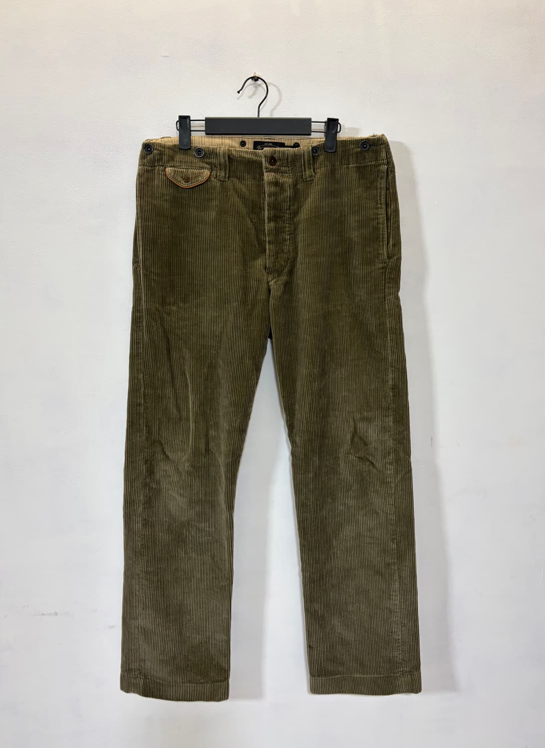 더블알엘 코듀로이 팬츠 32 (올리브) 상품이미지1