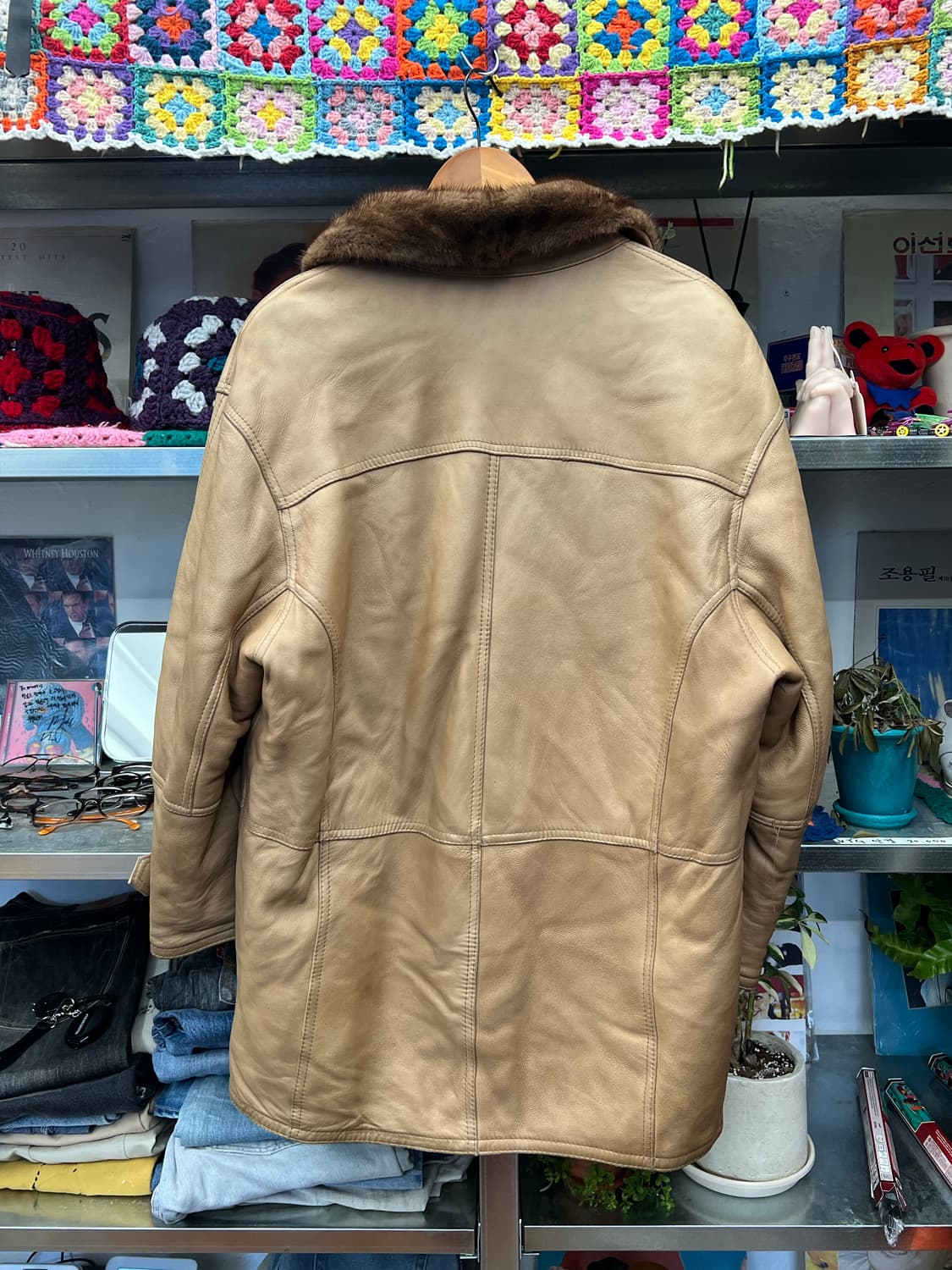 Vintage Real Fur Patchwork Coat 상품이미지6